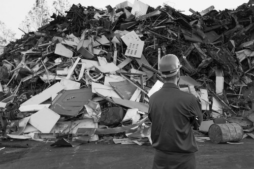 Reliable skip hire services being utilized in a home project