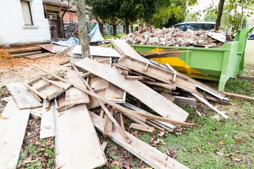 Recycling demolition materials in Ealing
